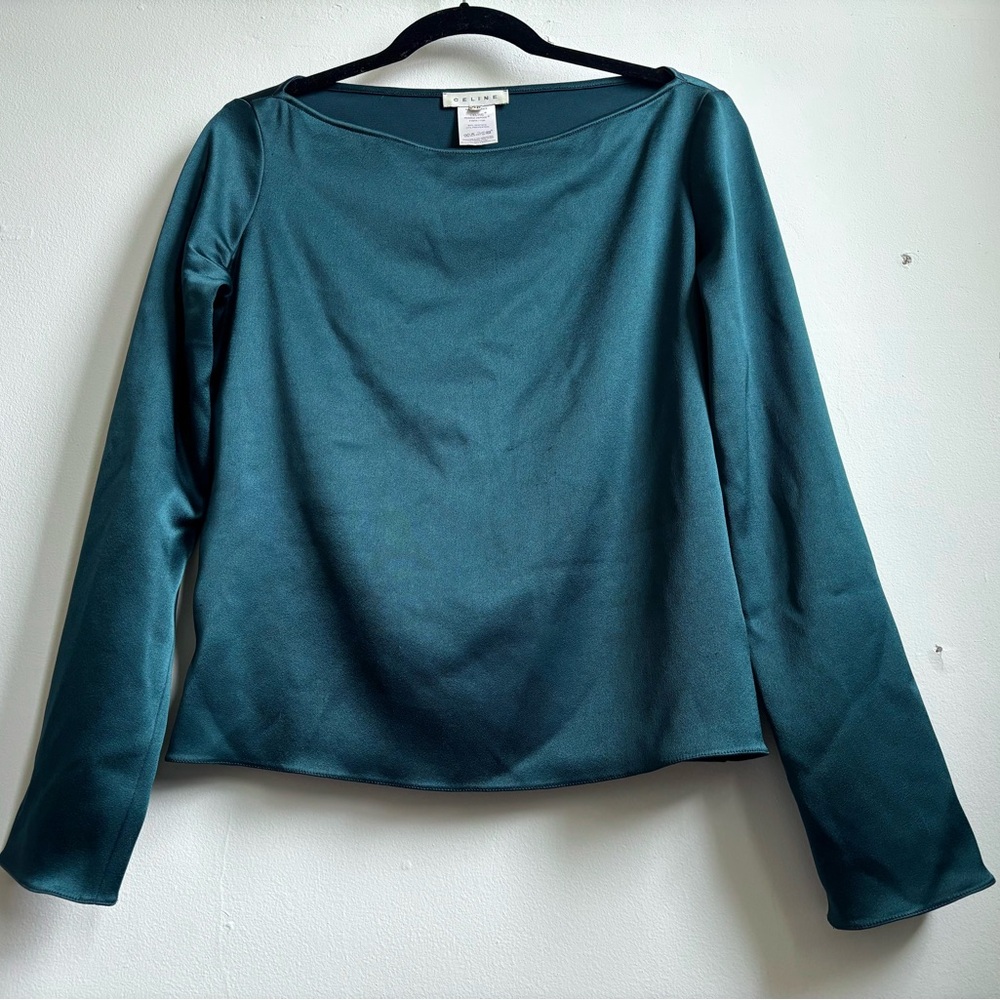 CELINE Turquoise Top